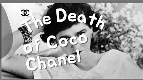 chanel covo|coco chanel cause of death.